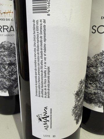 2017 Rodríguez de Vera - Dominio De Casalta, Sorrasca -, Nieuw