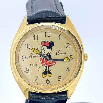 Seiko - ALBA Minnie Mouse - Y561-6000 - Heren - 1980-1989