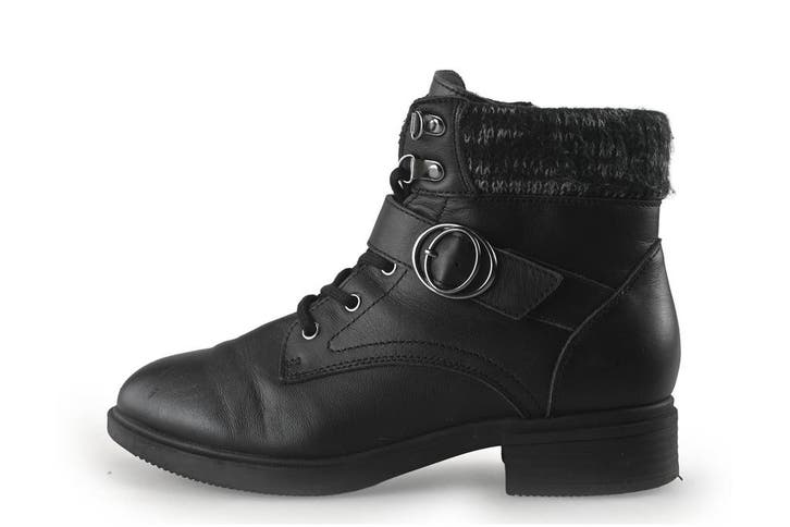 Skechers Veterboots in maat 38 Zwart, Kleding | Dames, Schoenen, Zwart, Zo goed als nieuw, Overige typen, Verzenden
