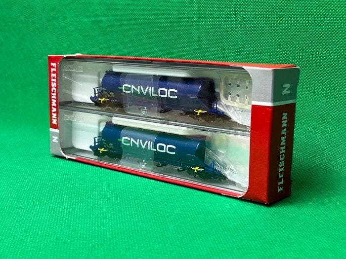 Fleischmann N - 849004 - Modeltrein goederenwagon (2) -, Hobby & Loisirs créatifs, Trains miniatures | Échelle N