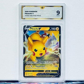Pokémon Graded card - Pikachu 043 - Pokémon - GG 9, Nieuw