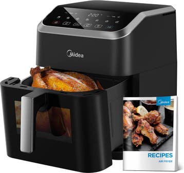 Midea Air fryer MF-CY70K - Hete lucht friteuse - 7L, Elektronische apparatuur, Verzenden, Zo goed als nieuw, Airfryer