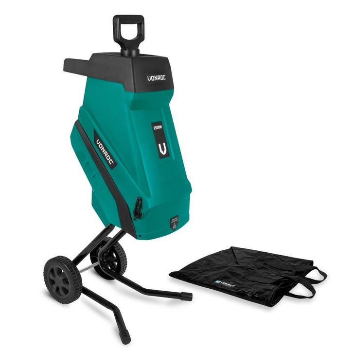 Hakselaar 2500W – Voor takken tot 45mm | Incl. 45L opvangzak, Jardin & Terrasse, Déchiqueteurs, Envoi
