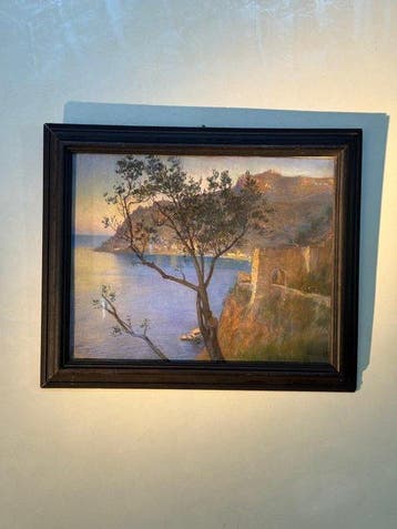 Antonio Discovolo (1874-1956) - Veduta di Noli