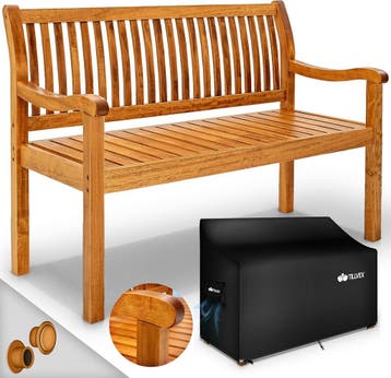 Tuinbank - Weerbestendig - 3-4 personen - 150 cm - Bruin - T, Tuin en Terras, Verzenden, Nieuw
