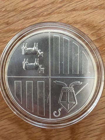 Andorra. 1 Diner 2009 Eagle, 1 Oz (.999) Silber (Zonder, Postzegels en Munten