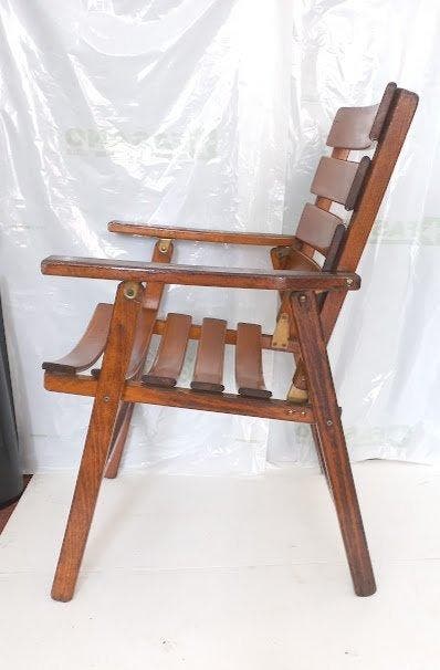 Fischer Möbel - Fauteuil - Bois, Antiquités & Art, Antiquités | Meubles | Chaises & Canapés
