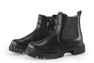 Sub55 Enkellaarzen Meisjes in maat 28 Zwart, Kinderen en Baby's, Verzenden, Jongen of Meisje, Schoenen, Zo goed als nieuw