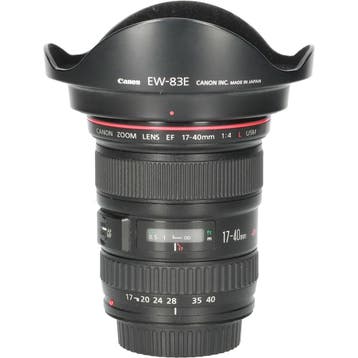 Tweedehands Canon EF 17-40mm f/4.0L USM CM7701, Ophalen of Verzenden, Gebruikt, Overige typen, Zoom