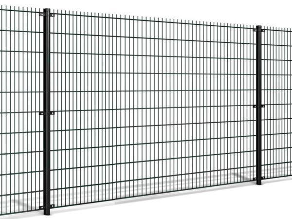 Veiling - Dubbelstaaf hekwerk zwart 1,83 x 25,7m, Jardin & Terrasse, Palissades