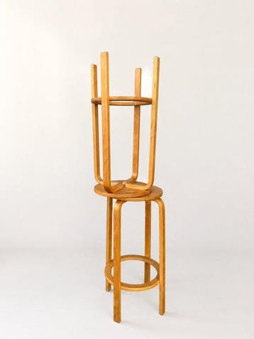 IKEA - Gillis Lundgren - Kruk (2) - Frosta - Birch