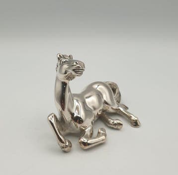 Etruria Firenze - Cavallo rivestito in Argento - Figurine -