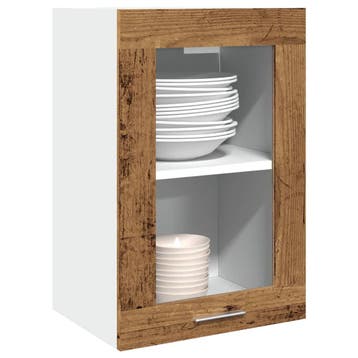 vidaXL Bovenkast Lyon 40x31x60 cm bewerkt hout oud, Verzenden, Nieuw