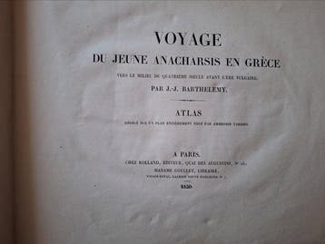 J.-J. Barthélemy; Ambroise Tardieu - Voyage du Jeune, Antiek en Kunst