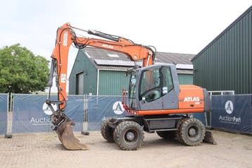 Veiling: Wielgraafmachine Atlas TW150 Diesel 2010, Ophalen
