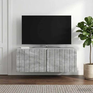 vidaXL Wandmontage TV-kast Betongrijs 78,5 x 41 x 30 cm, Huis en Inrichting, Verzenden, Nieuw