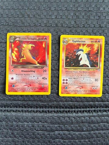Pokémon Card - Typhlosion, Tornupto Foil - Various sets