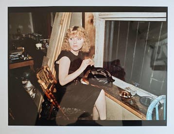 Nan Goldin (1953- ) - April in the window, N.Y.C. - 1983