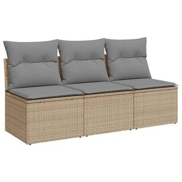 3-zits tuinbank beige: retour deal. Doe je slag vandaag!, Verzenden