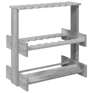 vidaXL Biljartkeu-stand Bewerkt hout 60 x 35 x 60 cm Grijs, Sport en Fitness, Biljarten en Poolen, Verzenden, Nieuw