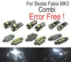 Kit 12 Ampoules Led Intérieur Pour Skoda Fabia 3 Mk3 Mk III, Verzenden
