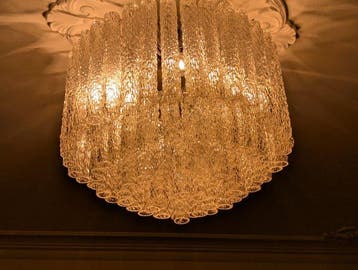 Kroonluchter - Glas - Grote kroonluchter, Italiaans ontwerp