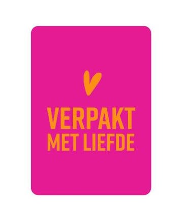 10x kaarten A6  Verpakt met liefde (Small Business), Verzenden, Nieuw