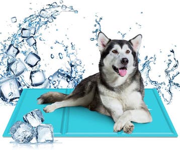 Koelmat Hond & Kat - 70x110 cm - Blauw - Nobleza •, Dieren en Toebehoren, Verzenden, Nieuw