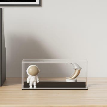 vidaXL Vitrine transparant 19,5x8,5x8,5 cm acryl, Verzenden