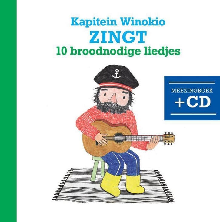 Kapitein Winokio zingt 10 broodnodige liedjes 9789490378097, Boeken, Kinderboeken | Kleuters, Zo goed als nieuw, Verzenden