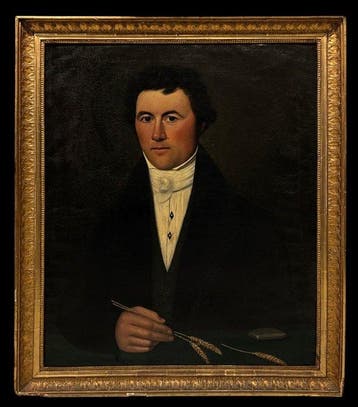 American Folk School (c. 1830) - Portrait of a Young
