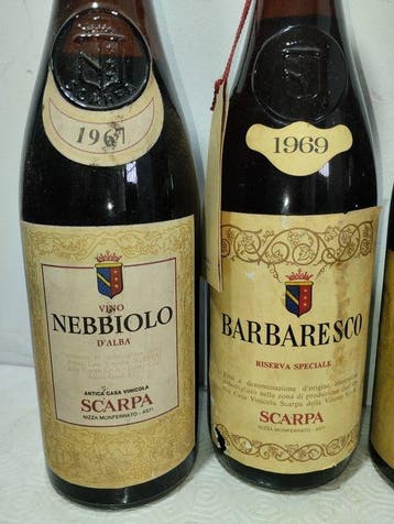 1949 Barolo, 1969 ris. Barbaresco, 1967 Nebbiolo, 1969, Verzamelen, Nieuw
