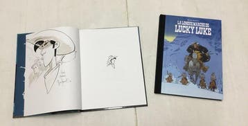 Mathieu Bonhomme - Lucky Luke T1 + T3 + dédicace - 2x C -, Livres