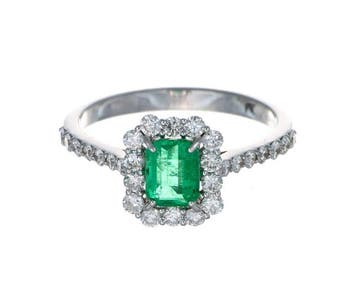Sans prix de réserve - Bague - 18 carats Or blanc - 0.67ct., Bijoux, Sacs & Beauté