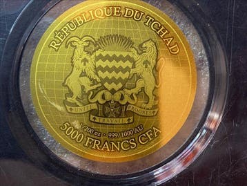 Tsjaad. 5000 Francs 2017 (Zonder minimumprijs)