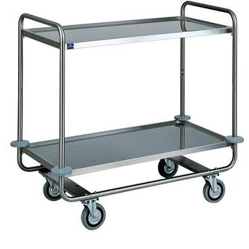 Wagen | RVS | 2 Schappen | 1100x600x1000(h)mm Mastro, Verzenden, Nieuw in verpakking