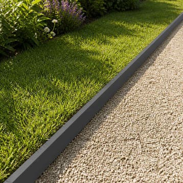 vidaXL Afdekprofiel voor tuinranden 10 st 100 x 5 x 5 cm, Verzenden, Nieuw