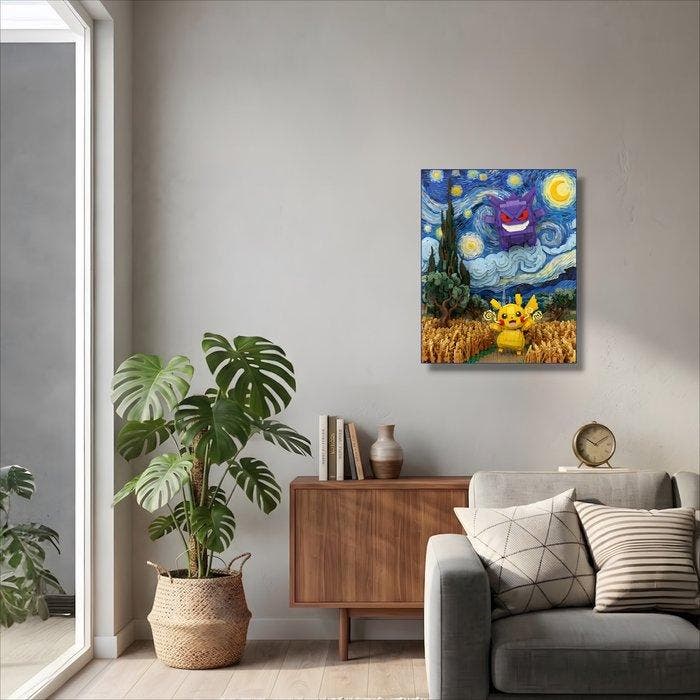 AT9 - Pikachu x Gengar - Bricks Starry Night, Enfants & Bébés, Jouets | Duplo & Lego