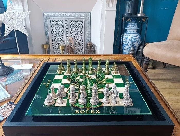 Dominique Kleiner - Rolex Premium – Échiquier d’Art Royal, Antiquités & Art, Art | Peinture | Moderne