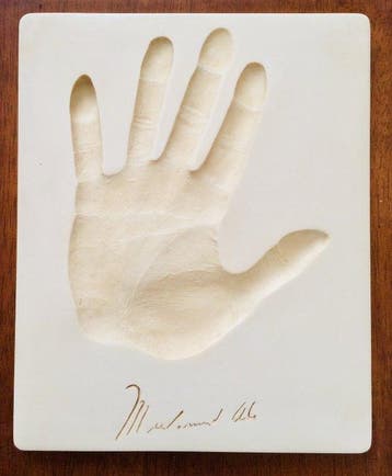 Boxing - Muhammad Ali - Real Hand Size - Handafdrukplaat, Verzamelen, Overige Verzamelen, Nieuw