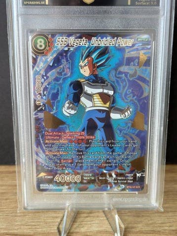 Dragon Ball Super - SSB Vegeta SCR Graded card - AP Grading, Nieuw