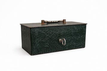 Industrial Cash Box - Brandkast - Staal - Dark Craquele