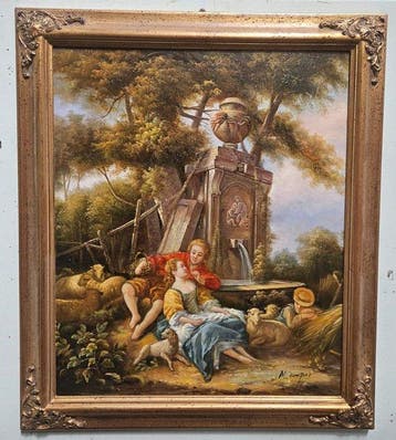 M. Cooper (XX), da François Boucher - Pastorale dautunno
