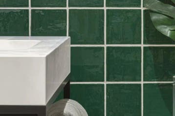 Wandtegel Vintage-groen 13x13cm (Muurtegels), Nieuw, Minder dan 20 cm, 10 m² of meer, Wandtegels