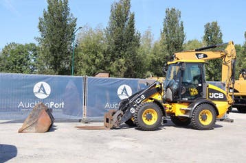 Veiling: Wiellader JCB 409 Agri Diesel 2014, Ophalen