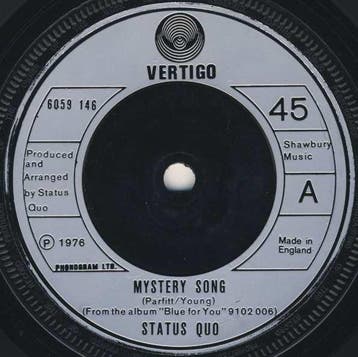 Status Quo - Mystery Song, Verzenden, Zo goed als nieuw