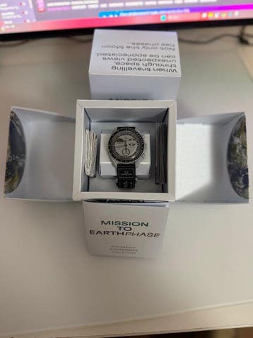Omega x Swatch - Mission to Earthphase - Sans prix de, Bijoux, Sacs & Beauté