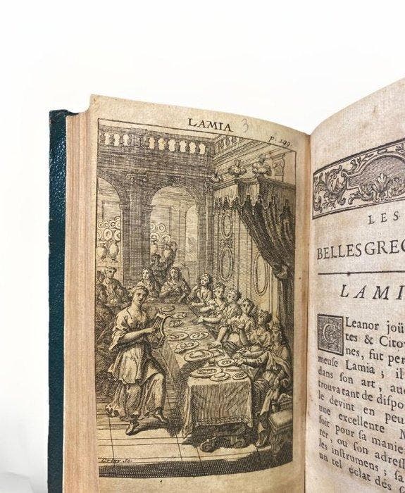 Bédacier (C. Durand) - Les Belles Grecques - 1712, Antiek en Kunst, Antiek | Boeken en Manuscripten