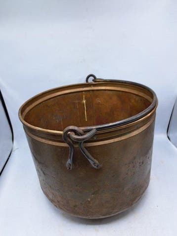 Accessoire de cheminée - Houtbak/Emmer - Cuivre - Aker