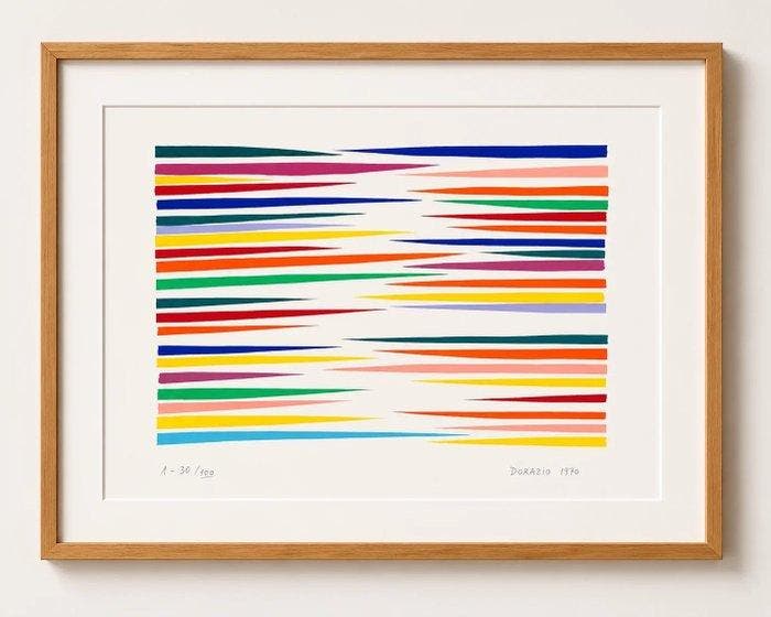 Piero Dorazio (1927-2005) - Sette Giorni - Portfolio, Antiquités & Art, Antiquités | Autres Antiquités